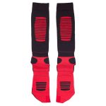 Plus12 Functional Merino Long Fekete/Piros Térdzokni