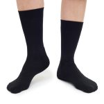 Plus12 Functional Cotton Normalo Fekete Hosszúszárú Zokni