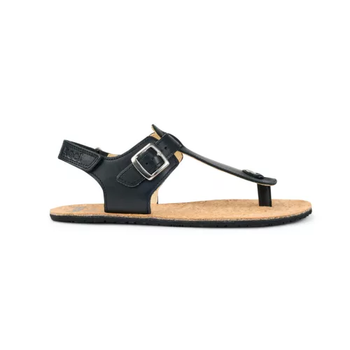 Koel Ariana Napa Black Női Bőr Barefoot Szandál