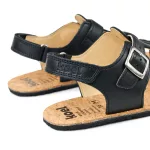 Koel Ariana Napa Black Női Bőr Barefoot Szandál