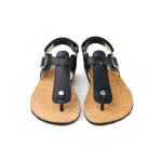 Koel Ariana Napa Black Női Bőr Barefoot Szandál