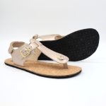 Koel Ariana Napa Champagne Női Bőr Barefoot Szandál