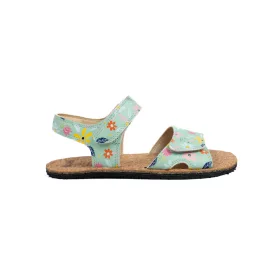 Koel Ashley Print Mint Gyerek Barefoot Szandál