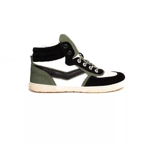 Koel Danish Napa Green Bőr Barefoot Gyerek Magasszárú Sneaker
