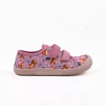 Koel Dud Print Bear Pink Vászon Félcipő