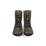 Koel Faro Lambswool Khaki Bőr Bélelt Barefoot Bakancs