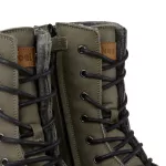 Koel Faro Lambswool Khaki Bőr Bélelt Barefoot Bakancs