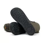 Koel Faro Lambswool Khaki Bőr Bélelt Barefoot Bakancs