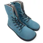 Koel Faro Lambswool Turquoise  Bőr Bélelt Barefoot Bakancs