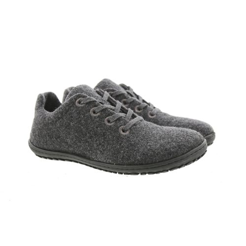 Koel Ian Merino Dark Grey Gyapjú Barefoot Sneaker