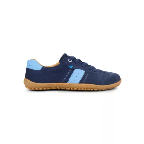 Koel Ila Suede 3.0 Navy Retro Bőr Barefoot Sneaker