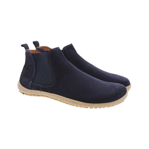 Koel Ilene Eco Navy Bőr Barefoot Bokacipő