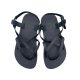 Laboo Leather Black Női Bőr Barefoot Szandál