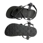 Laboo x Anya Leather Black Női Bőr Szandál