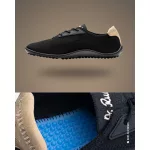 Leguano Advice Black Unisex Barefoot Félcipő