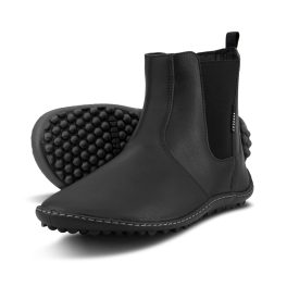 Leguano Bareboot Black Chelsea Barefoot Bokacipő