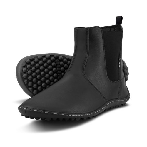 Leguano Bareboot Black Chelsea Barefoot Bokacipő