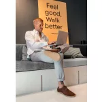 Leguano Dean Mokka Unisex Bőr Barefoot Félcipő