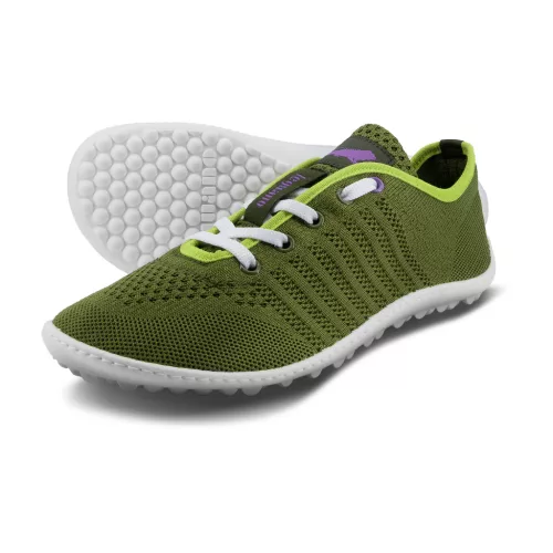 Leguano Go: Green Unisex Barefoot Félcipő