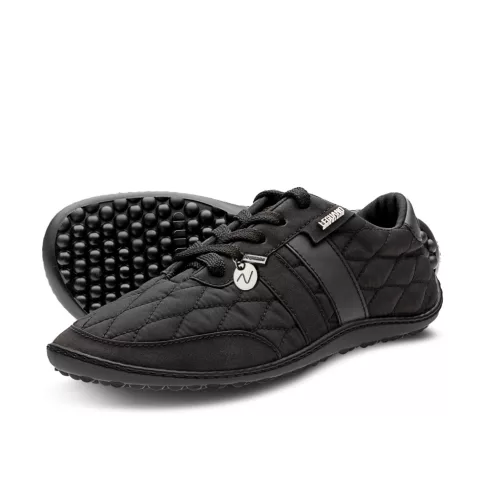 Leguano Nightstep Black Barefoot Női Steppelt Félcipő