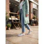 Leguano Nightstep Mint Barefoot Női Steppelt Félcipő