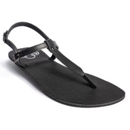 Lonnies Lux Little Black Női Vegán Bőr Barefoot Szandál