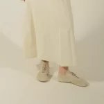 Pikobare Light White Bőr Félcipő
