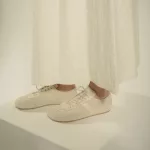 Pikobare Light White Bőr Félcipő
