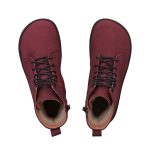 Shapen Cozy 2.0 Bordeaux Női Bőr Bélelt Barefoot Bakancs