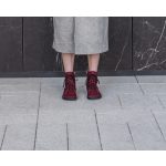 Shapen Cozy 2.0 Bordeaux Női Bőr Bélelt Barefoot Bakancs