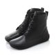 Shapen Cozy 2.0 Black Fedett Bőr Bélelt Barefoot Bakancs