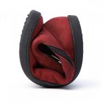 Shapen Cozy Black Női Bőr Bélelt Barefoot Bakancs