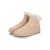 Shapen Fluffy 2.0 Beige Bőr Bélelt Barefoot Bakancs