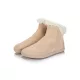 Shapen Fluffy 2.0 Beige Bőr Bélelt Barefoot Bakancs