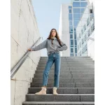 Shapen Fluffy 2.0 Beige Bőr Bélelt Barefoot Bakancs