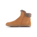 Shapen Fluffy 2.0 Brown Bőr Bélelt Barefoot Bakancs