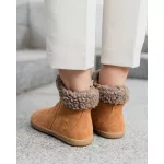 Shapen Fluffy 2.0 Brown Bőr Bélelt Barefoot Bakancs