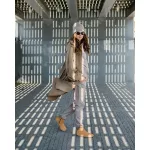 Shapen Fluffy 2.0 Brown Bőr Bélelt Barefoot Bakancs