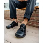 Shapen Feelin Uni Black Unisex Bőr Sneaker