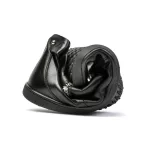 Shapen Ivy Black  Női Bőr Barefoot Bokacipő