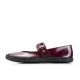 Shapen Mary Jane Coco Bordeaux Bőr Barefoot Balerina