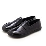 Shapen Sheen Black Női Lakkbőr Barefoot Loafer