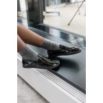 Shapen Sheen Black Női Lakkbőr Barefoot Loafer