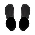 Shapen Stretchy Black  Női Vegán Bőr Barefoot Csizma