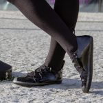 Saltic Arwen Laky Black Balerina