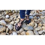 Saltic Arwen Laky Brown Barefoot Balerina Cipő