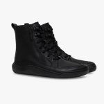 Vivobarefoot Gobi Boot Womens Obsidian Bőr Barefoot Bakancs
