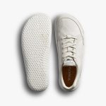 Vivobarefoot Gobi II Sneaker Premium Leather Mens Limestone Bőr Barefoot Félcipő