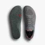 Vivobarefoot Primus Lite Knit Mens Obsidian - Cherry Tomato Sportcipő