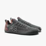 Vivobarefoot Primus Lite Knit Mens Obsidian - Cherry Tomato Sportcipő